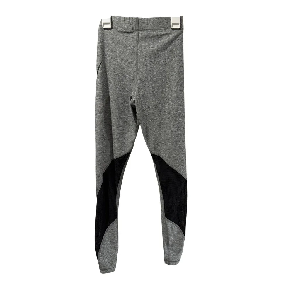 Nike Pro Dri-FIT Womens Heather Grey Mesh Panel Compression Leggings Small - Picture 6 of 6